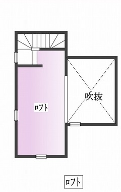 NewStyleもえぎ野販売図面用平面図ロフト