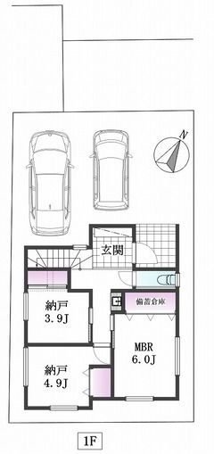 NewStyleもえぎ野販売図面用平面図 1F