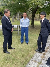 中央公園、献眼顕彰碑、芳名帳奉納式、ヘレンケラー、傘雲、厚生労働大臣感謝状伝達式、名鉄菜館、田代御殿場副市長、麻婆豆腐、杏仁豆腐、サービスショット！