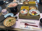 裾野茶寮、ガバナー諮問委員会、あんまん？、冷製ごまごまチキン、ベーコンペッパーマカロニサラダ、のり弁、アジフライ　お握り、チョコクッキーシュー、サービスショット！